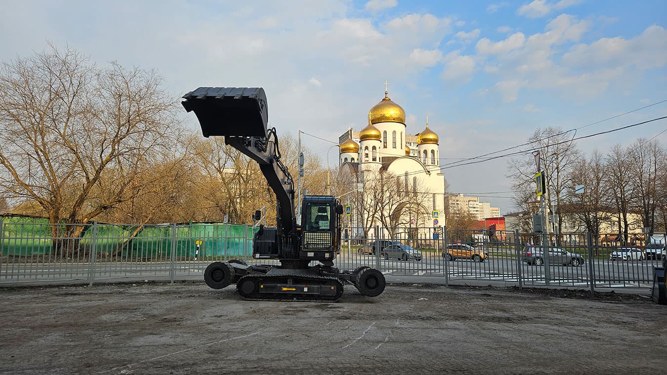 Колесно-гусеничные экскаваторы: плюсы и применение Колесно-гусеничные экскаваторы: плюсы и применение